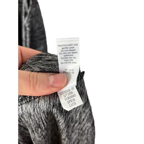 Athleta Sweet Saturday Faux Wrap Sleeveless Mesh Strap Dress Size Small Women's - Picture 7 of 7